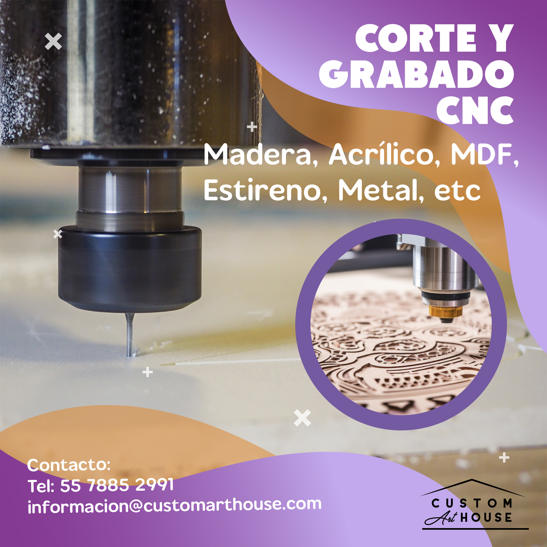 Corte y grabado CNC