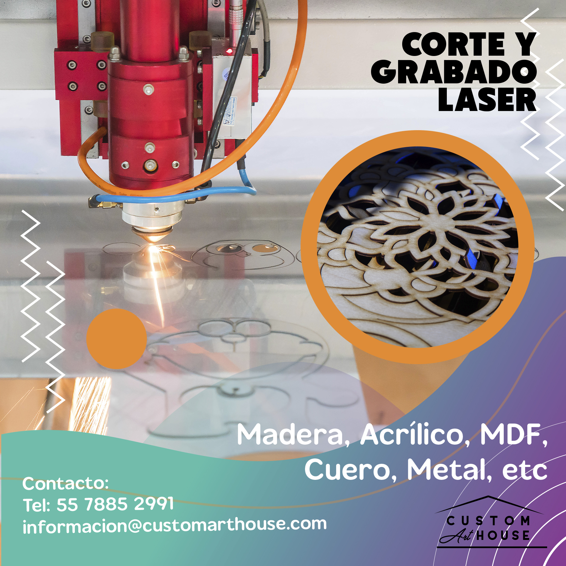 Corte y grabado laser